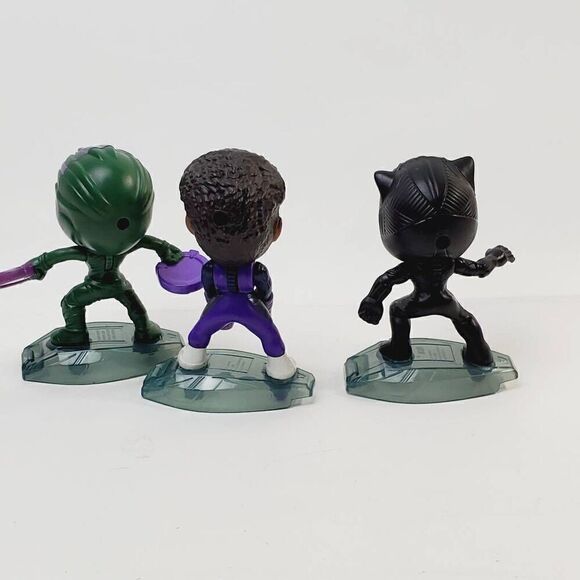 MARVEL STUDIOS BLACK PANTHER WAKANDA FOREVER McDonald's Happy Meal toy bundle - Picture 4 of 4